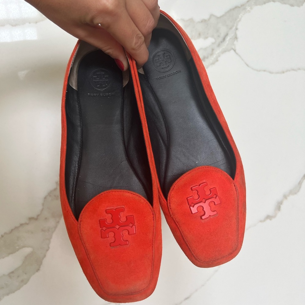 Tory Burch Suede Loafers